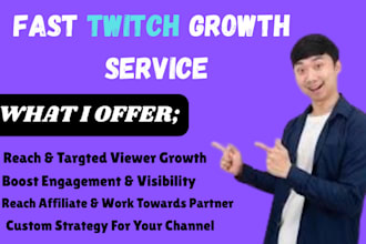 boost twitch followers and viewers fast