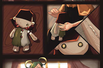 create a comic if you give me a prompt or story