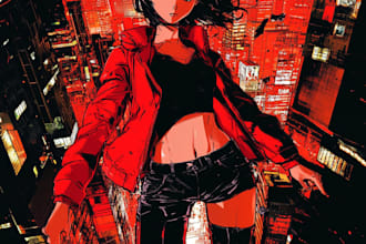 raw realistic cover motion comic book illustration cozy