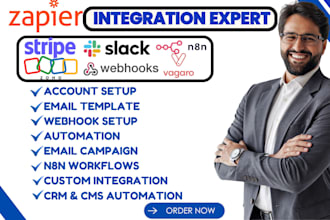 setup vagaro stripe slack zapier app integration n8n webhook zoho crm automation