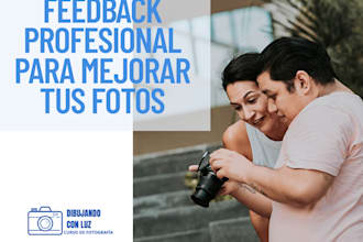te daré feedback profesional para mejorar tus fotos