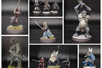 professionally paint your warhammer, dnd or tabletop minis