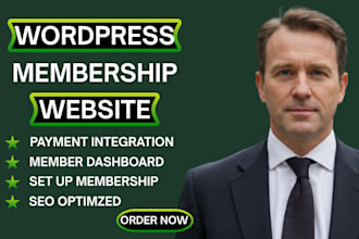 setup membership website with memberpress, paid membership pro, learndash