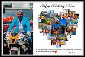 create cool photo collage using your lovely memories