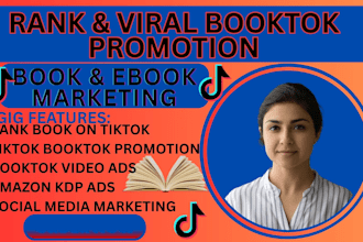 do viral booktok video, tiktok ebook promotion, book advertising, kdp marketing