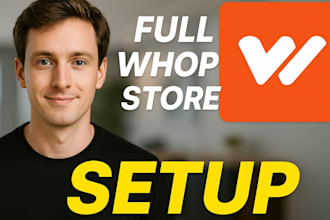 professionally setup your whop store for your brand