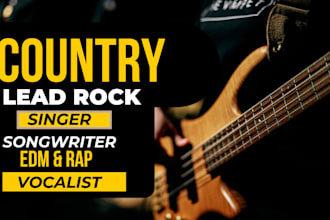 be female singer country female rapper rock singer lead vocal vocalist blues edm