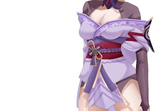 draw anime style illustration of your oc or waifu sfw or nsfw
