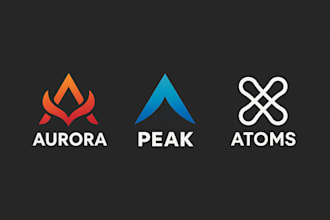 design a simple and clean logo for your brand or business