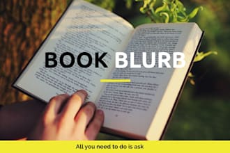 make your book stand out with an irresistible blurb to hook readers