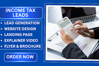 income tax leads bookkeeping leads tax logo finance website tax website SEO