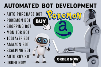 develop auto purchase bot, auto checkout bot, scalping bot