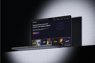 design a modern and responsive webflow landing page