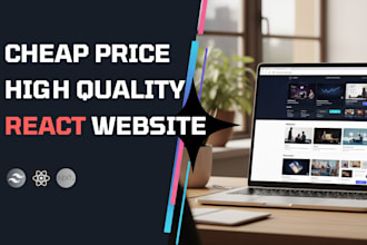create react website at cheap price