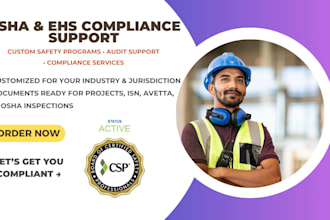 create a custom osha and iso 45001 compliant safety program for your business