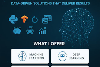 build python scripts for machine learning, ai, web automation and datascience