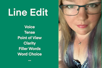 professionally line edit your book