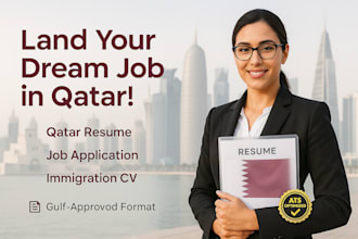 write qatar work resume, job application and immigration process work permit