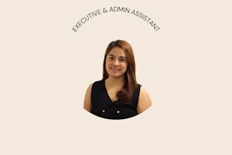 be your reliable executive and admin virtual assistant