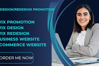 design wix ecommerce website or wix website design redesign