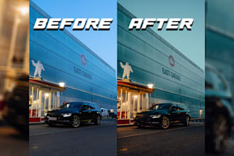 make your car photo look clean and aesthetic