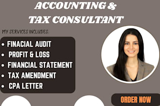 be your tax consultant and file irs tax returns, amended tax, form 1040, 1120