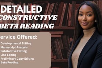 beta read, alpha read and critique your horror, thriller or fantasy novel