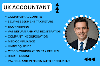 file UK vat returns, company accounts, and self assessment tax accurately