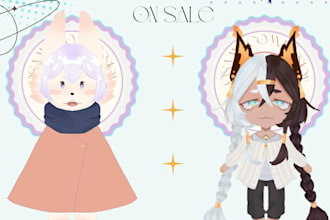selling two chibi live2d models for streamers