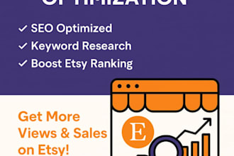 optimize your etsy product listing with SEO to boost ranking and sales
