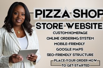 pizza website, pizza shop website, restaurant website, food delivery website