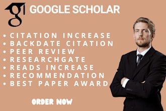 increase google scholar citations, backdate using researchgate article