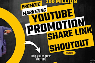 do organic youtube video channel promotion to get organic 1 million usa views