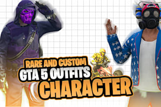 create rare and custom gta 5 outfits for your character