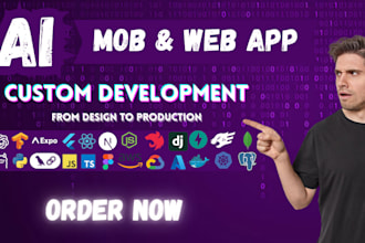 ai mobile app, ai web app, ai website , ai saas ,ai agent
