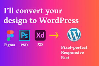 convert your design to wordpress with acf