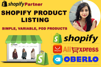 do shopify product upload, listing, add products, and woocommerce upload