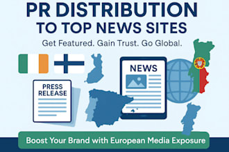 distribute your press release to top news sites in ireland, finland, portugal