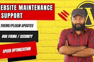 be your website manager for updates and website maintenance