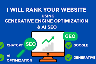 rank your website using generative engine optimization and ai seo