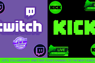 twitch and kick channel active live viewers, chatters