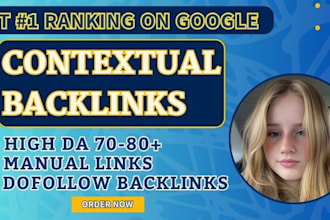 build premium da 90 plus SEO link building manually