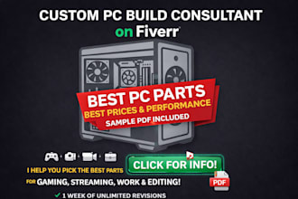 choose the best PC build components, any budget