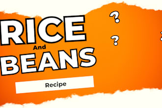 write rice and beans recipe