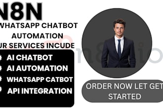 whatsapp automation, whatsapp ai chatbot, n8n automation