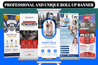 design retractable banner, roll up banner design billboard signage design roller
