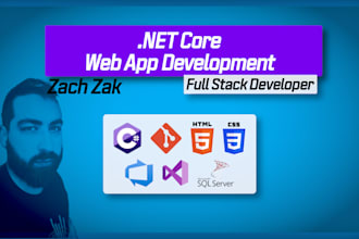 develop a csharp and dotnet full stack web application
