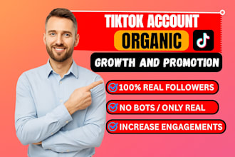 manage to grow and promote your tiktok followers organically
