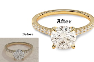 do professional jewelry image editing and retouching
