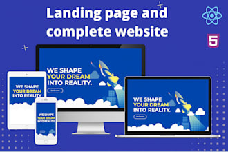 design a high converting landing page with modern UI